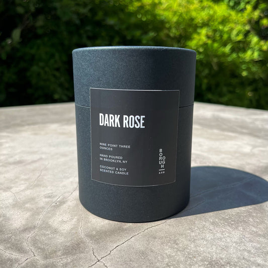 Dark Rose Minimalist Candle