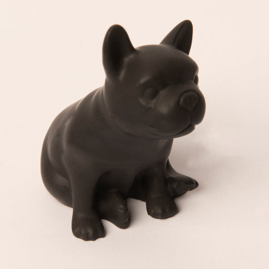Monochrome Black French Bulldog Paperweight